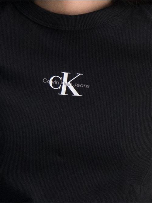MONOGRAM RIB TOP CALVIN KLEIN JEANS | IG0IG01354/BEH